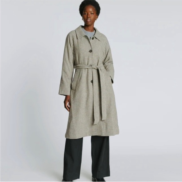 Everlane Italian Rewool trench NEW - Picture 1 of 9